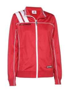 Frauen-Trainingsjacke VICTORA 125  rot / weiß (Größe: 3XS)